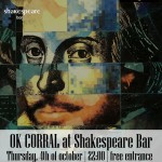 ok corral at shakespeare bar 4 oct