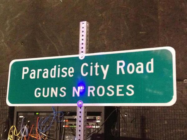 Paradise City Road - Guns N' Roses - Las Vegas