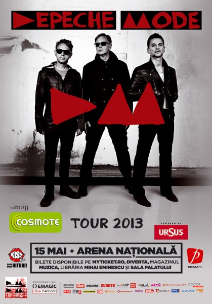 Concert Depeche Mode pe 15 mai la Arena Nationala