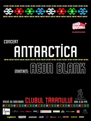 Poster eveniment Antarctica & Aeon Blank