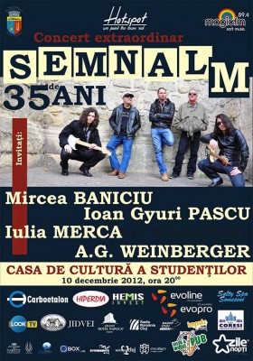 Poster eveniment SEMNAL M - 35 de ani