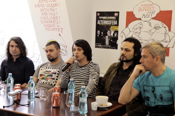 Trupa Alternosfera: Sergiu Aladin, Marin Nicoară, Marcel Bostan, Vicosh, Anatolii Pugaci