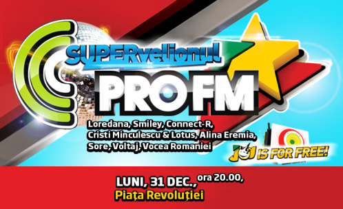 Supervelionul ProFM in Piata Revolutiei
