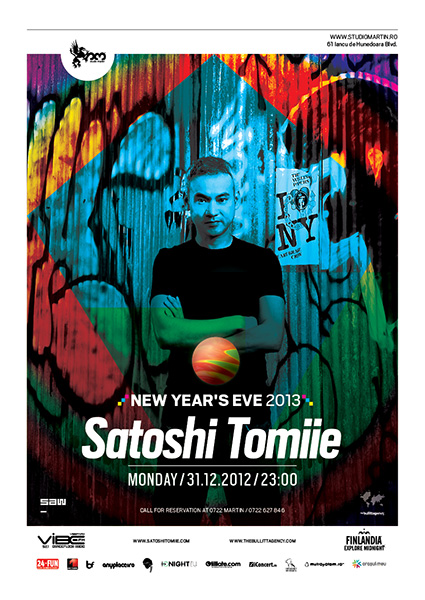 Poster eveniment New Year\'s Eve 2013 - Satoshi Tomiie