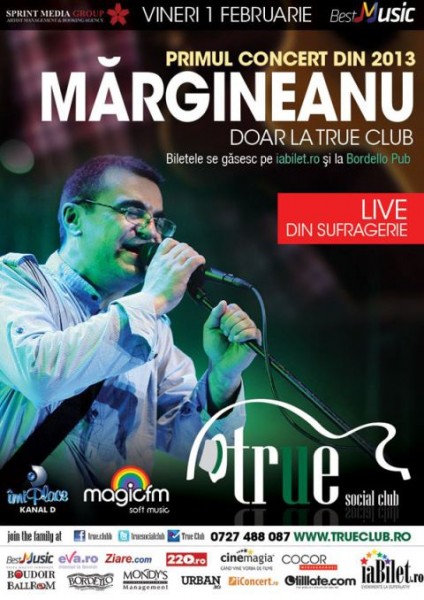 Poster eveniment Mihai Mărgineanu