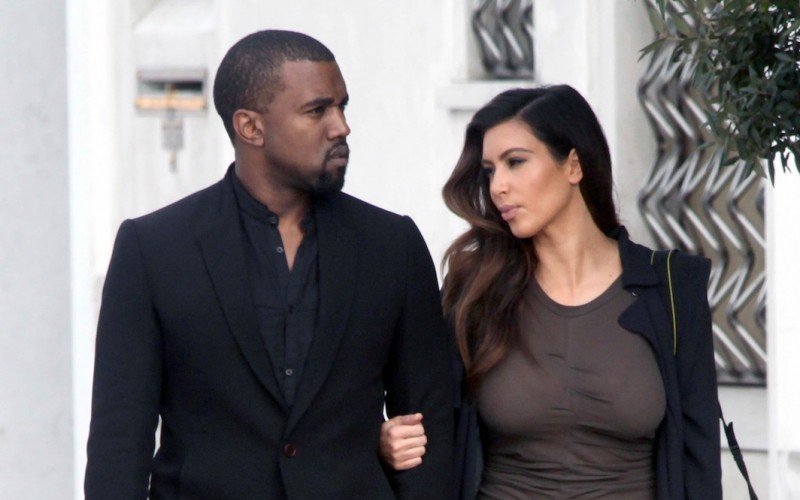 Kim Kardashian si Kanye West