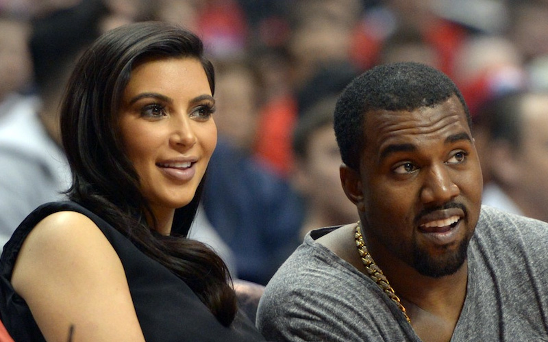 Kim Kardashian si Kanye West