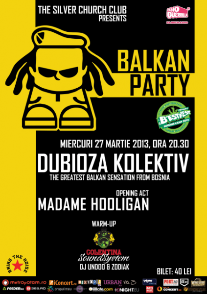 Poster eveniment Dubioza Kolektiv