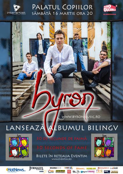 Poster eveniment byron - Lansare album