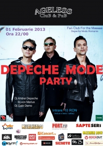 Poster eveniment Party Depeche Mode Fan Club