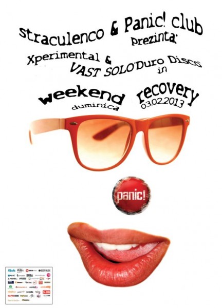 Poster eveniment Xperimental & VAST SOLO (Duro Disco) - Weekend Recovery