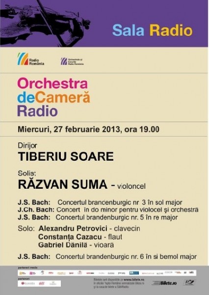 Poster eveniment Răzvan Suma și Tiberiu Soare: Bach și fiii