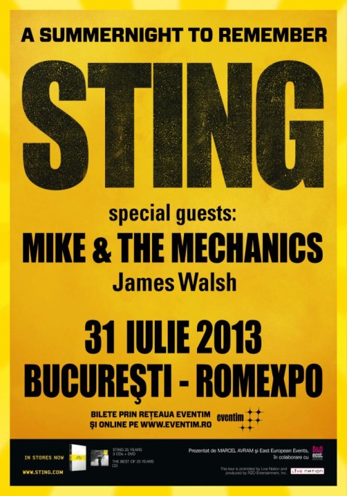 Poster_Sting_Bucuresti_Romexpo_iulie_2013
