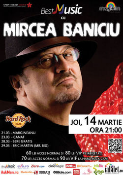 Poster eveniment Mircea Baniciu