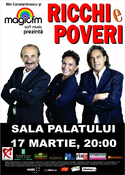 Poster eveniment Ricchi e Poveri