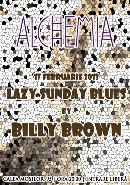 Poster eveniment Lazy Sunday Blues