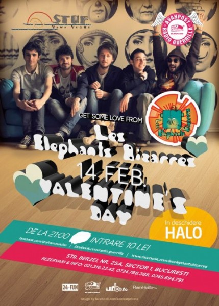 Poster eveniment Les Elephants Bizarres