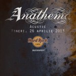 Posterul concertului acustic ANATHEMA din Hard Rock Cafe
