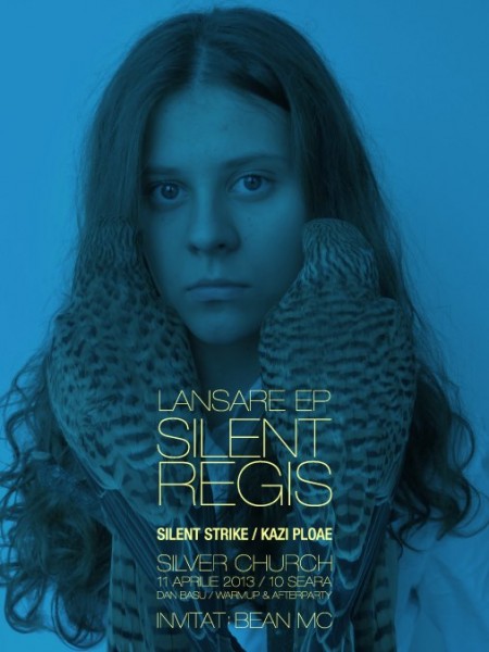Poster concert lansare album Kazi Ploae și Silent Strike în Silver Church pe 11 aprilie 2013