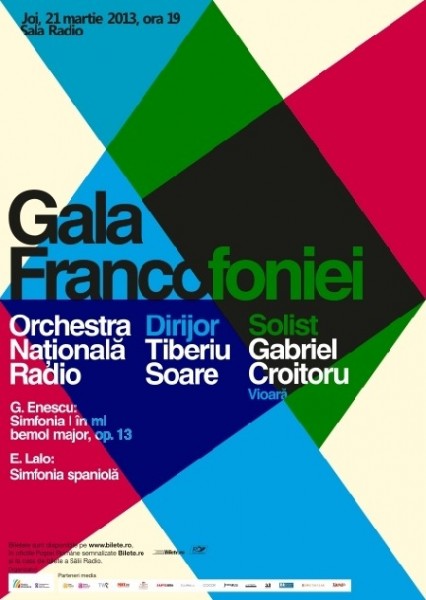 Poster eveniment Gala Francofoniei