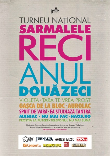 Poster eveniment Sarmalele Reci - Anul douăzeci