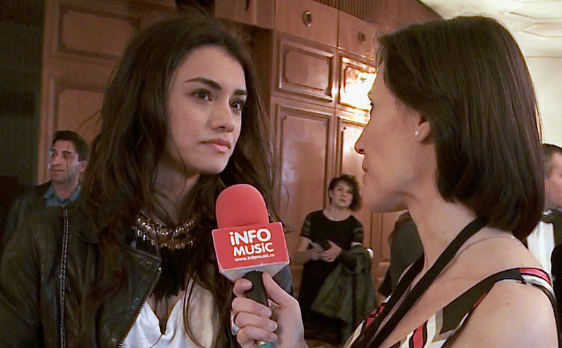 Aylin Cadîr intervievată de Alexandra Necula (InfoMusic.ro) cu prilejul galei On Air Music Awards