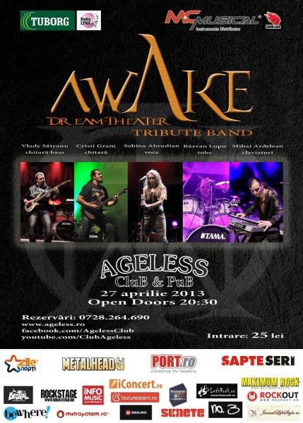 Poster eveniment Awake (Tribut Dream Theater)