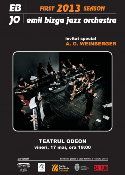 Poster eveniment Emil Bîzgă Jazz Orchestra - A.G. Weinberger