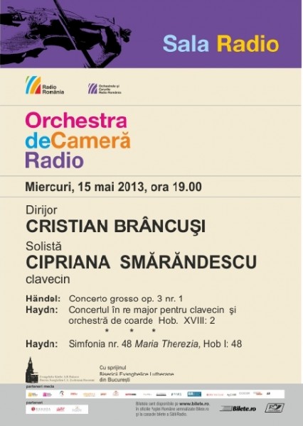 Poster eveniment Orchestra de Cameră Radio - Cristian Brâncuși