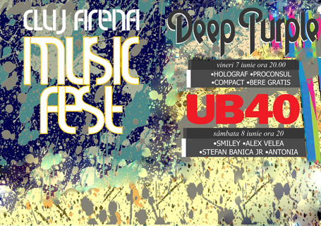 Poster eveniment Cluj Arena Music Fest