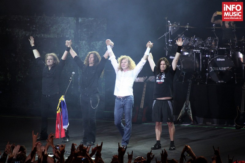 Megadeth a început turneul de promovare  Super Collider cu un concert la Arenele Romane pe 22 mai 2013