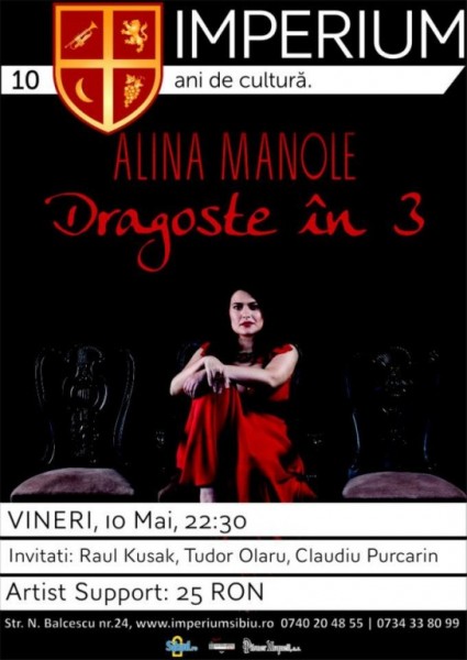 Poster eveniment Alina Manole