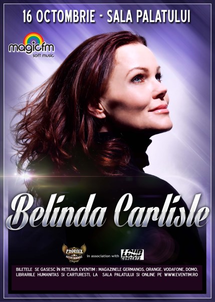 Poster eveniment ANULAT - Belinda Carlisle