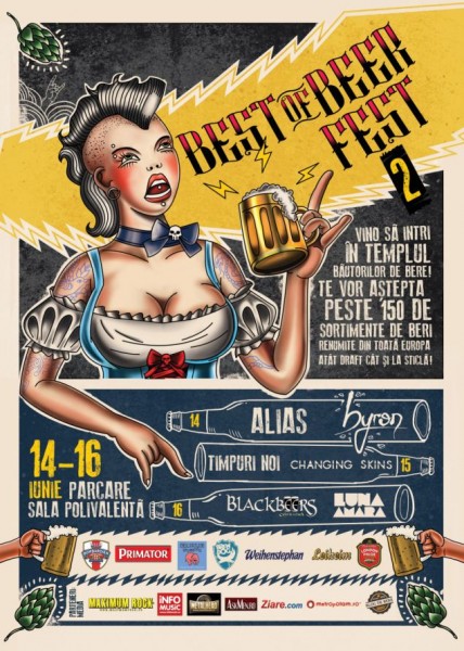 Poster eveniment Festivalul Berii 2013