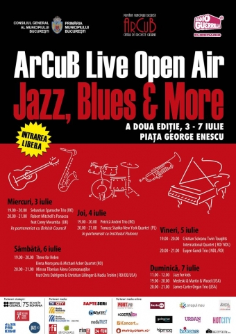 Poster eveniment ArCuB Live Open Air - Jazz, Blues & More