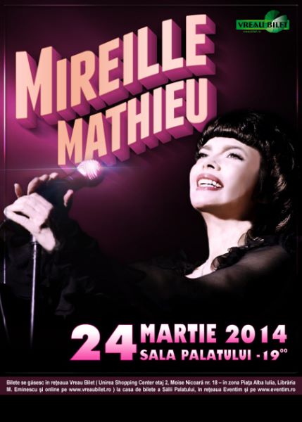 Poster eveniment Mireille Mathieu