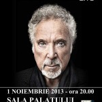 Afisul concertului TOM JONES la Sala Palatului pe 1 noiembrie 2013