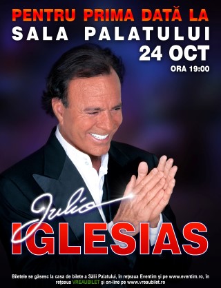 Poster eveniment Julio Iglesias