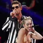 Robin Thicke și Miley Cyrus la MTV VMA 2013