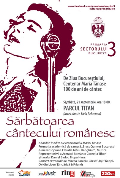 Poster eveniment Sărbătoarea cântecului românesc