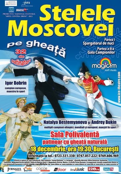 Poster eveniment Stelele Moscovei pe Gheață
