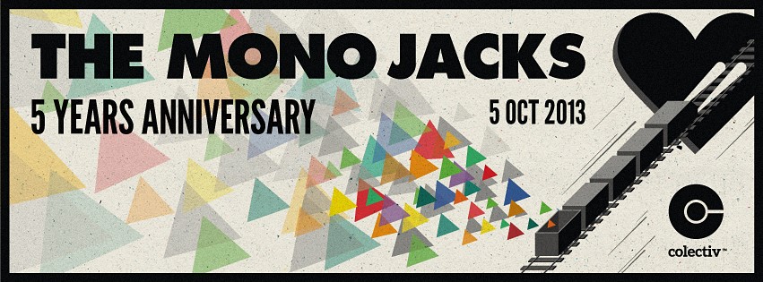 Afiș The Mono Jacks - Concert de adio în Colectiv din București, 5 octombrie 2013