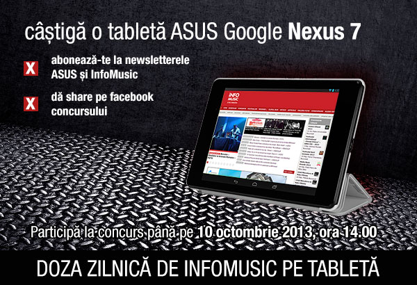 Concurs cu o tableta Nexus 7 ca premiu