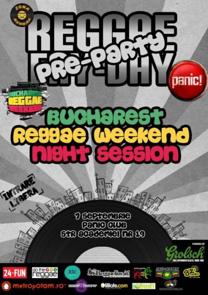 Poster eveniment Bucharest Reggae Weekend Night Session