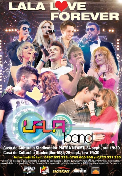 Poster Turneu LaLa Love Forever 2013