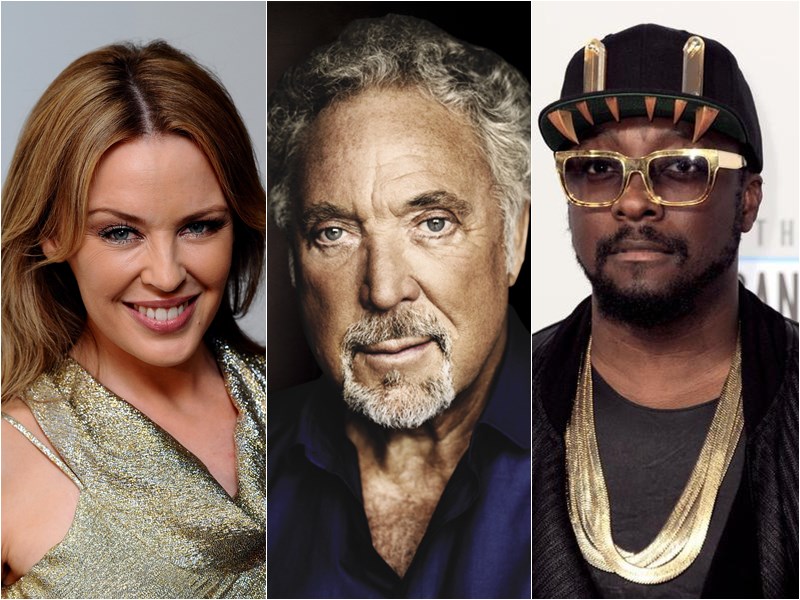 Tom Jones, Kylie Minogue și Will i.am. în juriul The Voice UK 2014
