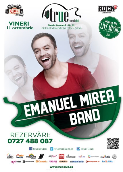 Poster eveniment Emanuel Mirea Band
