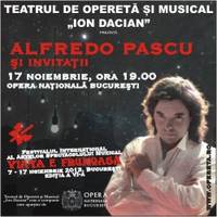 Poster eveniment Alfredo Pascu și invitații