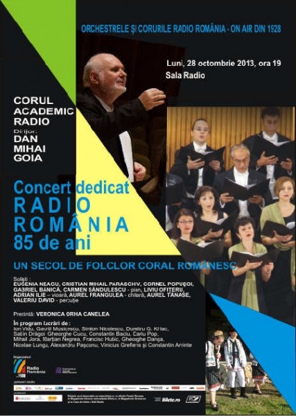 Poster eveniment Corul Academic Radio
