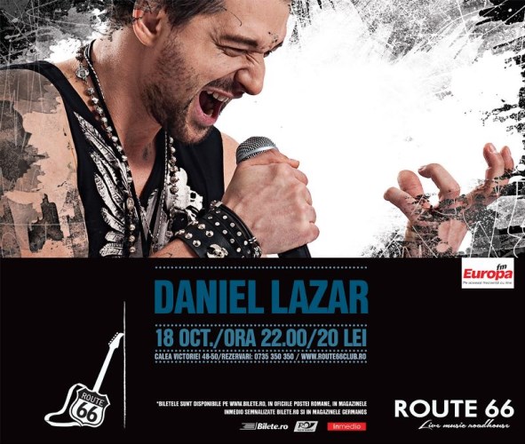 Poster eveniment Daniel Lazăr